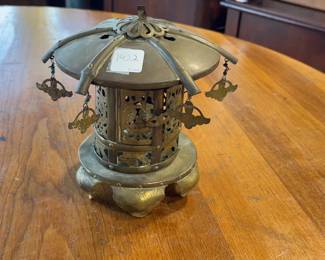 Brass Japanese Hanging Tsuridoro Lantern
