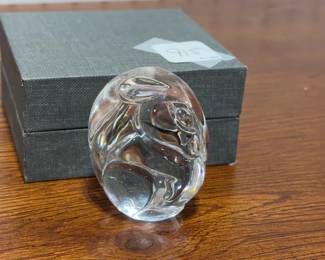 Steuben Hand Cooler Paperweight