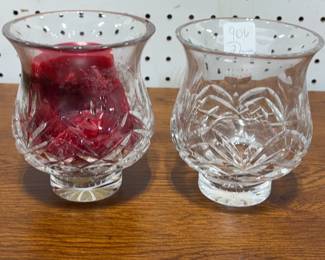 With Love Waterford Crystal Candleholders