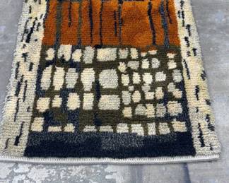Swedish Rya Wool Rug