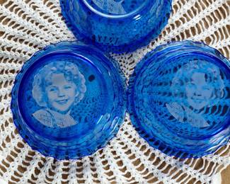 Vintage Shirley Temple cereal bowls