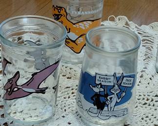 Vintage Welch's jelly jar glasses
