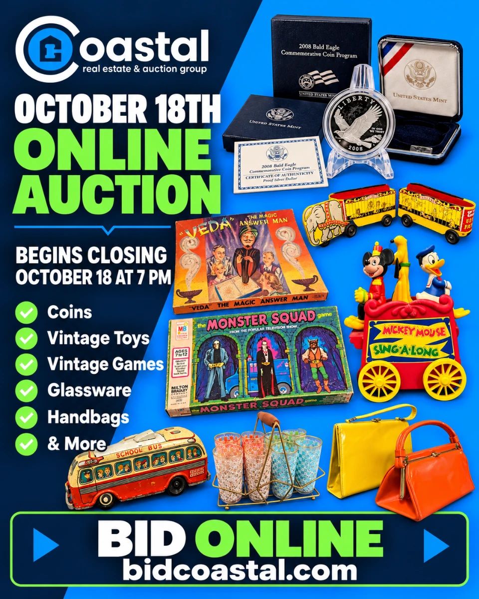 Coastal vintage treasures online auction