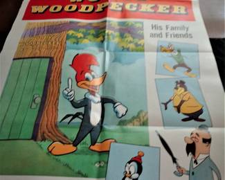 orignal Woody Woodpecker poster from the 60's.