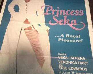 DSCF0070  1-sheet to "Princess Seka"27x41 movie poster.