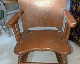 vintage child's rocker