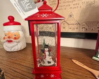 Raz Christmas snow globe