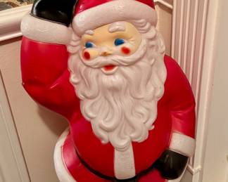 Vintage blow mold Santa