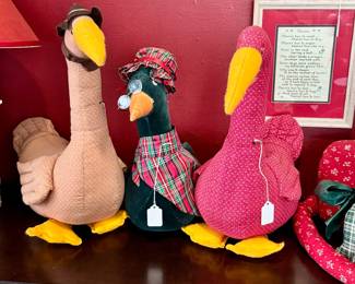 Vintage country geese
