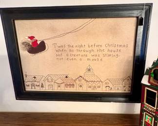 Christmas needlepoint