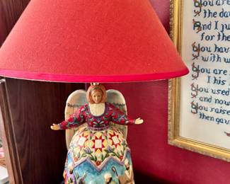 Jim Shore nativity lamp