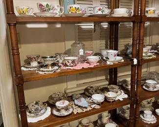 Teacups and saucers