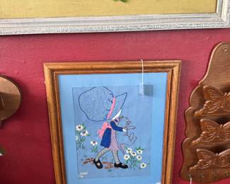 Vintage Holly Hobby needlework art