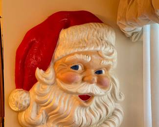 Vintage styrofoam Santa head