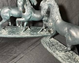 Vintage Austin Productions Statues Resin Horse Figures