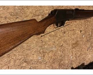 Winchester Model 1907 .351 self loading with clip and box of rounds. Rare!