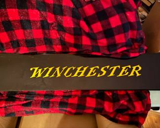 Winchester..1960’s signage from a sporting goods store.
