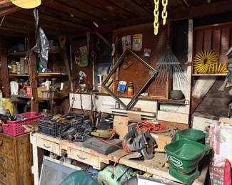 garage is packed