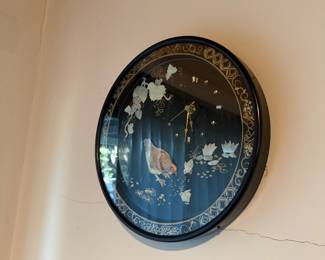 inlaid clock
