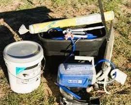 Lot #89 - Graco Magnum Project Painter Plus Paint Sprayer & Supplies