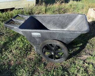Lot #27 - Rubbermaid Commercial Two-Wheel Garden Cart