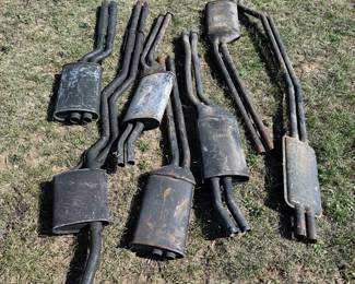Lot #34 - Automotive Muffler & Exhaust Pipe Assortment