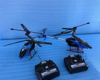 Lot #41 - Parrot AR.Drone 2.0 Elite Edition & Two RC Helicopters