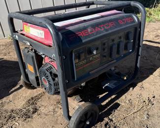 Lot #11 - Predator Portable Generator – 8750 Peak / 7000 Running Watts