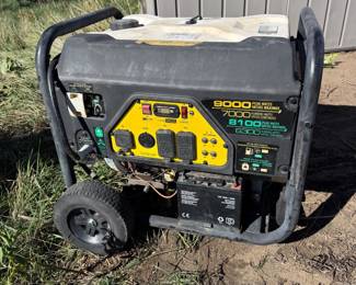 Lot #10 - Champion Dual Fuel Portable Generator – 9000 Peak / 7000 Running Watts