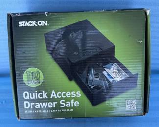 Lot #57 - Stack-On Quick Access Drawer Safe with Electronic Lock