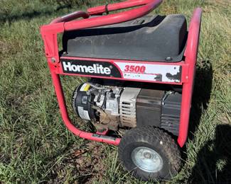 Lot #8 - Homelite HG3500A 3500-Watt Portable Generator