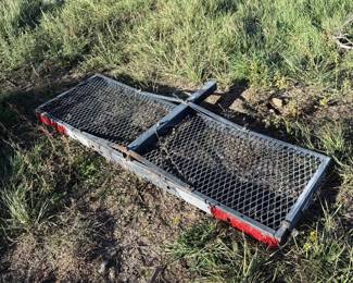 Lot #28 - Hitch-Mount Metal Mesh Cargo Carrier