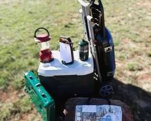 Lot #72 - Camping Bundle with Coleman Grill, Cooler, Century Stove & Lanterns