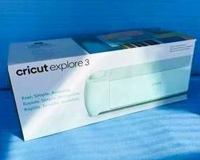 Lot #70 - Cricut Explore 3 Cutting Machine with Carry Bag & Box