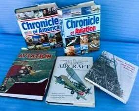 Lot #42 - Five Aviation & American History Reference Books