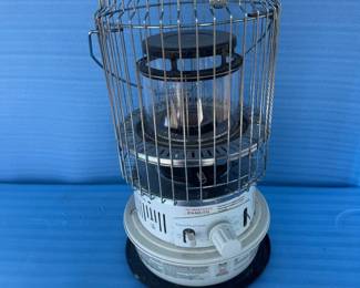 Lot #53 - Portable Cylindrical Kerosene Heater with Wire Guard