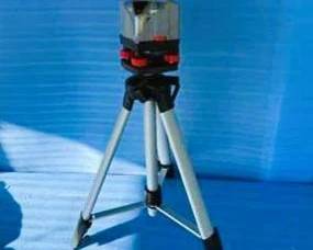 Lot #83 - Laser Level with Adjustable Tripod, Case & Accessories