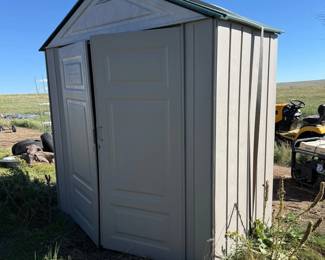 Lot #4 - Rubbermaid Outdoor Storage Shed with Double Doors