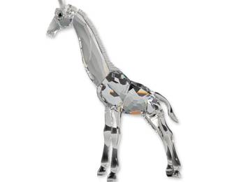 Swarovski Silver Crystal Giraffe Figurine