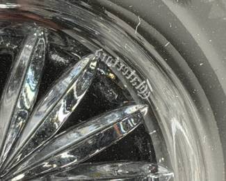 Waterford Lismore Crystal 5-Inch Bowl Irish Fine Cut Glass Signed