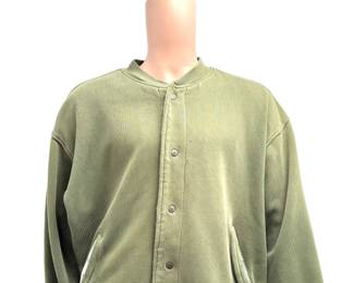 Vintage Banana Republic Safari & Travel Bomber Jacket Sweatshirt Green L