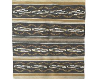 Navajo Wide Ruins Native American Wool Rug Vegetal Dyed Hand Woven 40x32