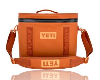 YETI Hopper Flip 18 Soft Cooler - High Desert Clay Orange Portable Ice Chest