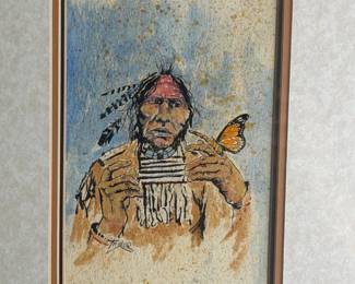 Robert Taylor Original Native American Acrylic Ink Painting "The Lucid Dream"
