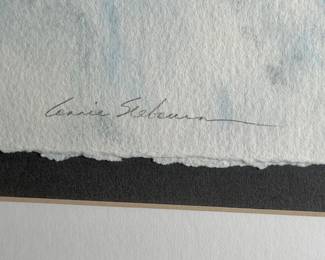 Connie Seabourn Original Watercolor Painting Native American Art Signed Framed