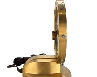 Jefferson Golden Helm MCM Nautical Mystery Clock Model 580-111 Mid Century