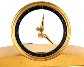 MCM Jefferson Golden View Mystery Clock Model 580-151-002 Electric Desk Clock