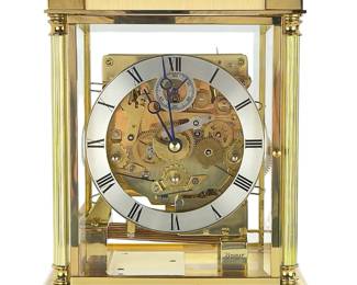 Kieninger J0212 Skeleton Carriage Clock 11-Jewel Triple Chime German Movement