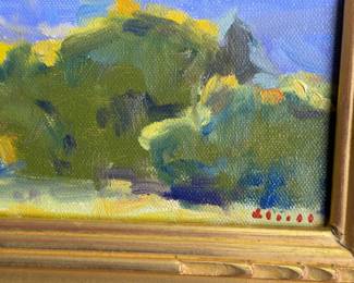Gregory Hull Original Oil Painting 'Red Rock Crossing' Sedona Landscape Art