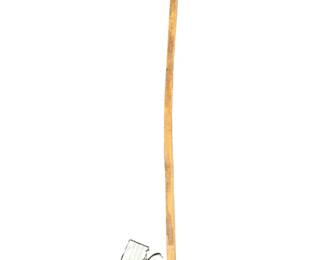 Vintage Kentucky Tobacco Walking Stick - Ballard County Historic Wood Cane